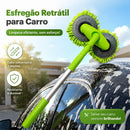 FlexWash Pro — Escova Retrátil de Lavagem Camada Dupla com Alça de Alumínio 1,35m