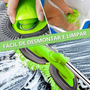 FlexWash Pro — Escova Retrátil de Lavagem Camada Dupla com Alça de Alumínio 1,35m