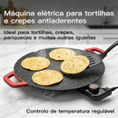StoneGrill 36 Pro — Grill Elétrico Antiaderente de Pedra Vulcânica Maifan Stone 36cm