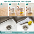 CleanPro Escova Elétrica 5 em 1 — Escova de Limpeza Sem Fio com 5 Cabeças Intercambiáveis