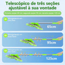FlexWash Pro — Escova Retrátil de Lavagem Camada Dupla com Alça de Alumínio 1,35m