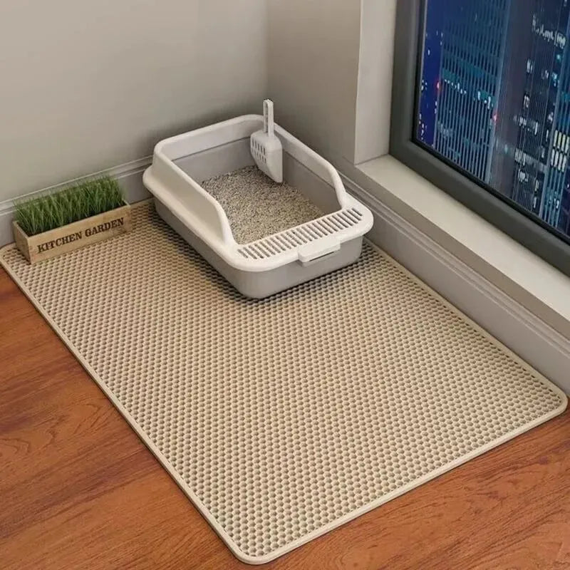 CleanPaws™ – Anti-Tracking Cat Litter Mat