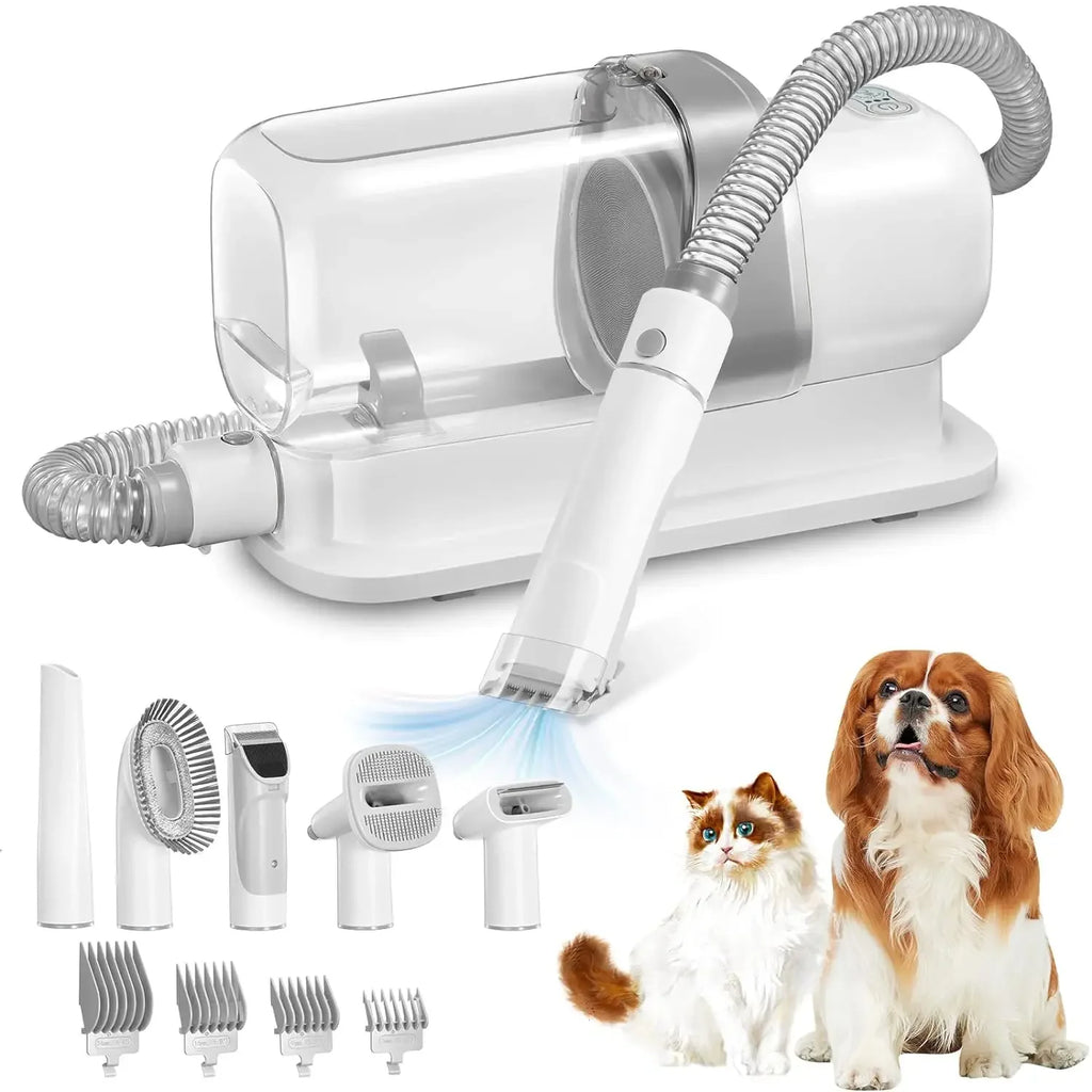 GroomVac Pro™ – 2.3L Pet Grooming Vacuum Kit