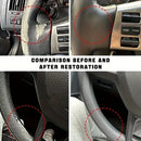Car Plastic & Interior Restorer – Back-to-Black Gloss Wax for Leather, Panels & Trim
