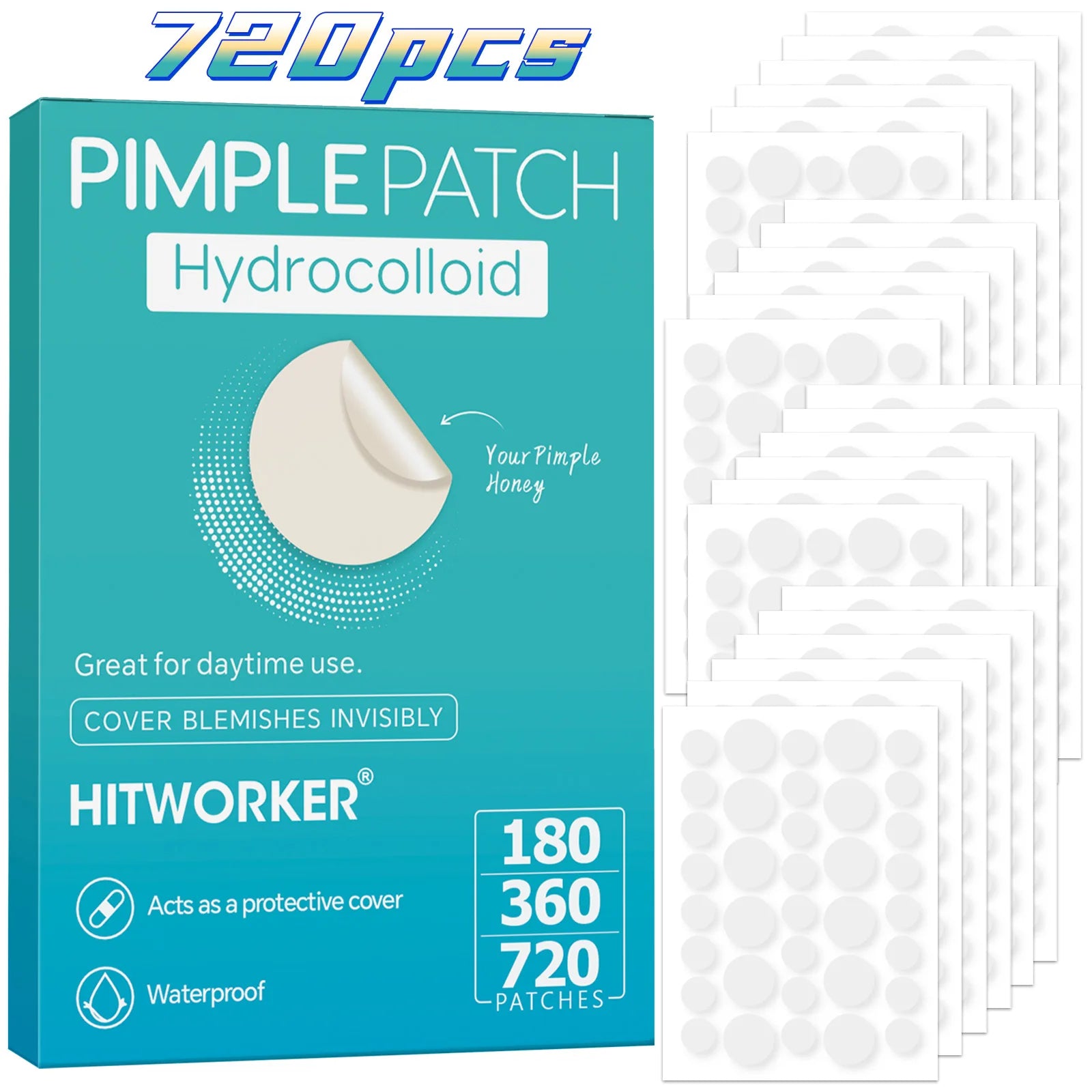 ClearDot™ – Invisible Hydrocolloid Acne Patches