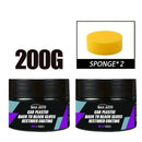 Car Plastic & Interior Restorer – Back-to-Black Gloss Wax for Leather, Panels & Trim