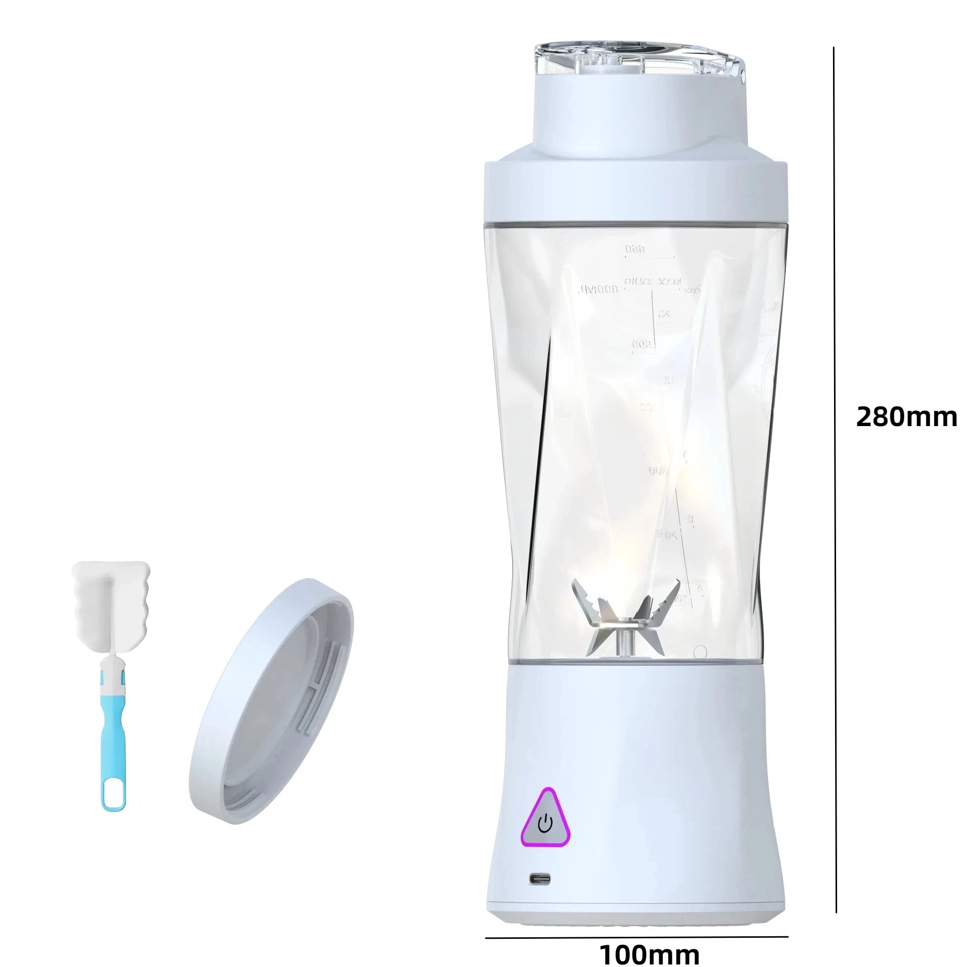 Portable Electric Juicer Blender – 700ML USB Rechargeable Smoothie & Shake Maker