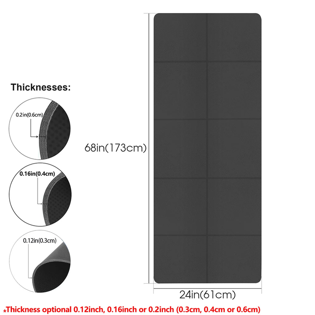 Foldable EVA Yoga Mat – Eco-Friendly Travel Exercise Mat for Yoga, Pilates & Floor Workouts