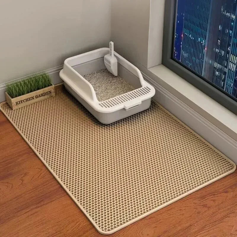 CleanPaws™ – Anti-Tracking Cat Litter Mat