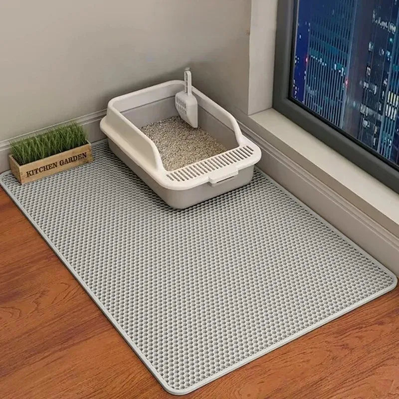 CleanPaws™ – Anti-Tracking Cat Litter Mat