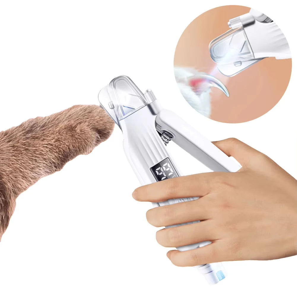 PawTrim Pro™ – 2-in-1 LED Pet Nail Grinder