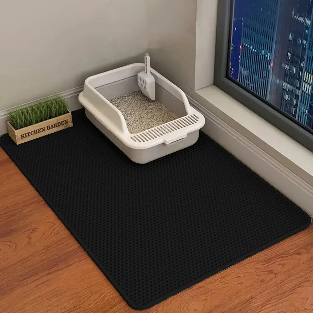 CleanPaws™ – Anti-Tracking Cat Litter Mat