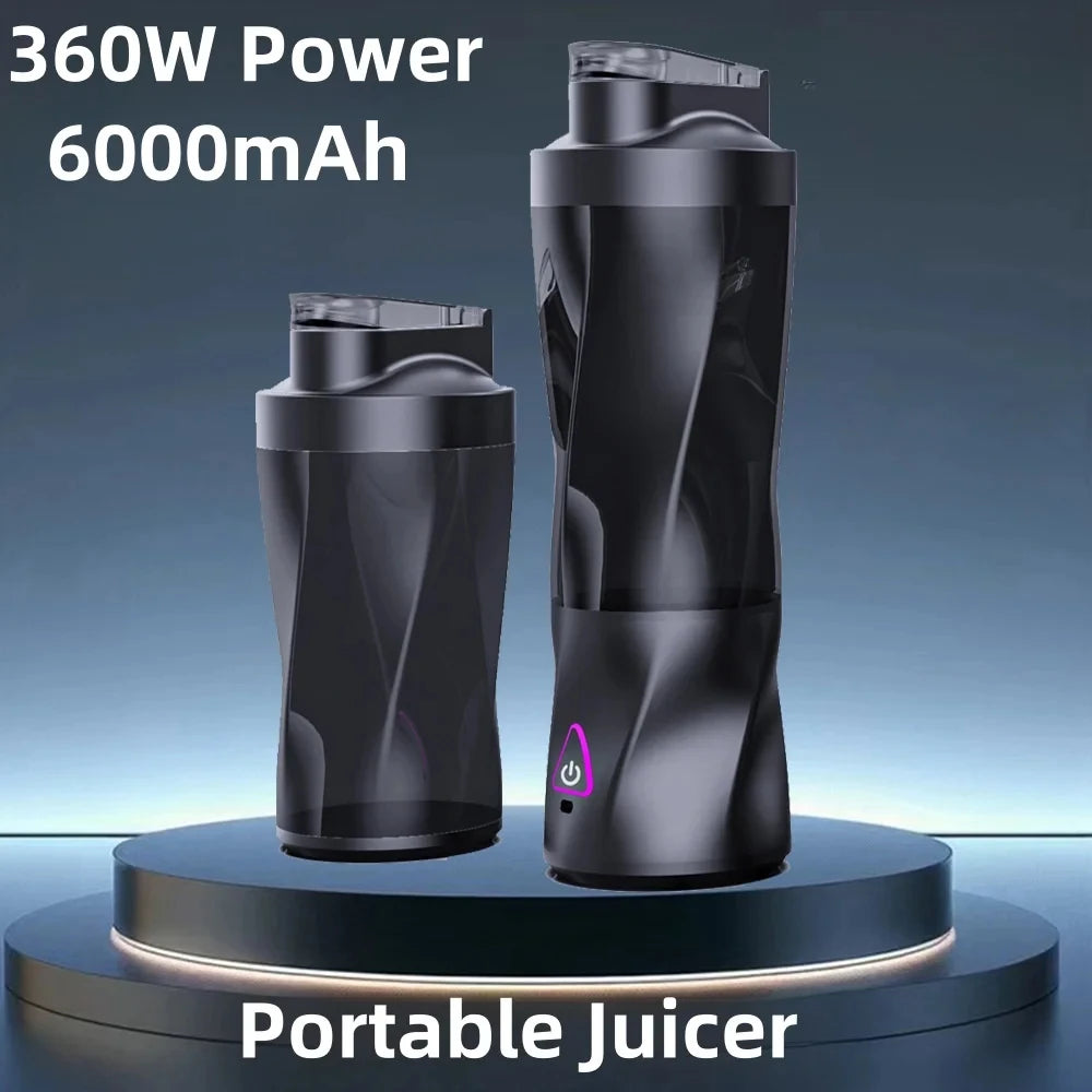 Portable Electric Juicer Blender – 700ML USB Rechargeable Smoothie & Shake Maker