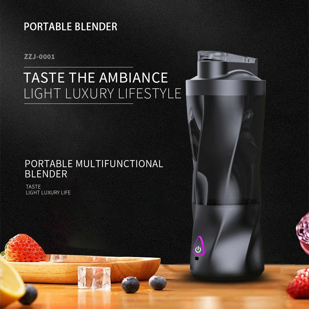 Portable Electric Juicer Blender – 700ML USB Rechargeable Smoothie & Shake Maker