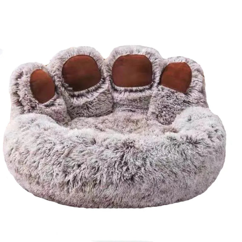 Fluffy Winter Warm Pet Bed – Soft Plush Sofa Mat for Dogs and Cats