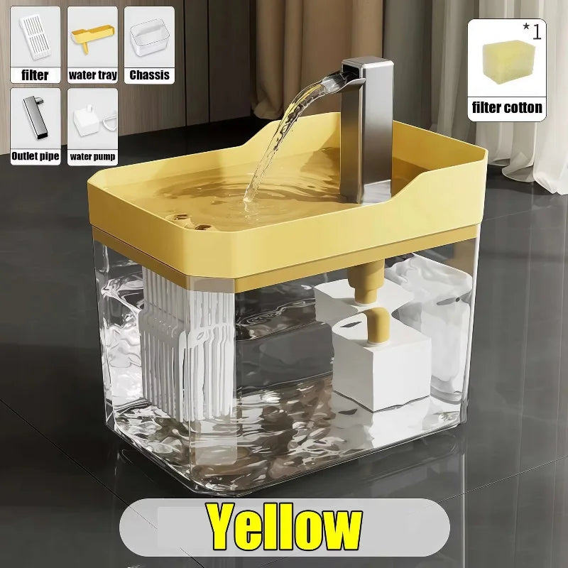 AquaPurr™ – Ultra Silent Pet Drinking Fountain