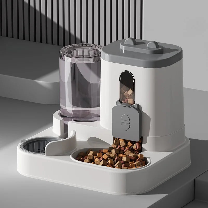 FeedFlow™ – Automatic Pet Feeder & Water Fountain