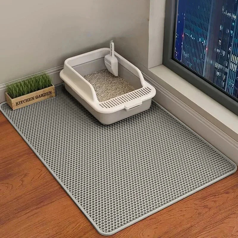 CleanPaws™ – Anti-Tracking Cat Litter Mat