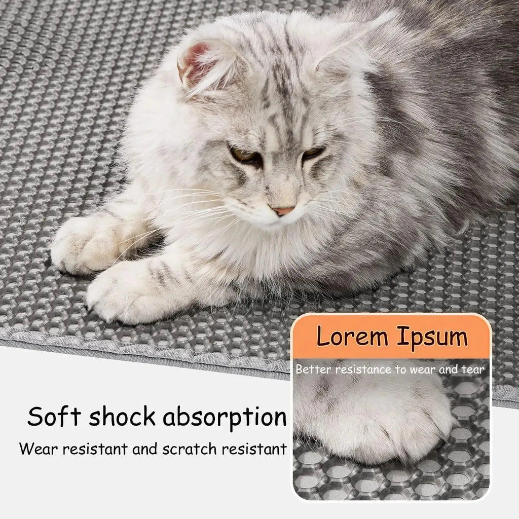 CleanPaws™ – Anti-Tracking Cat Litter Mat