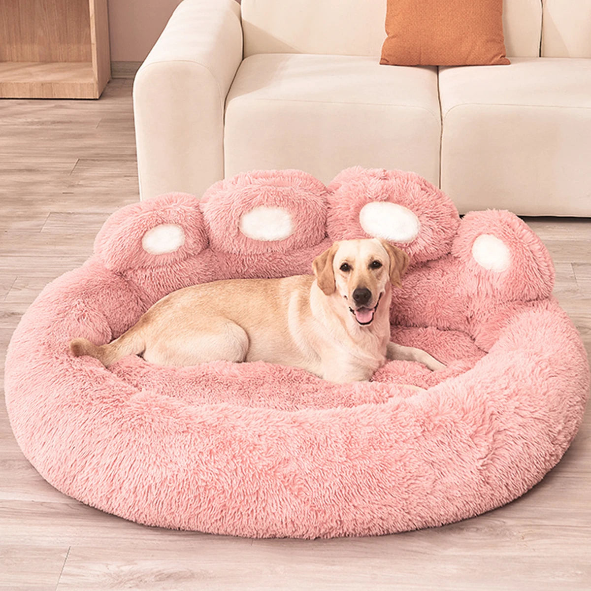 Fluffy Winter Warm Pet Bed – Soft Plush Sofa Mat for Dogs and Cats