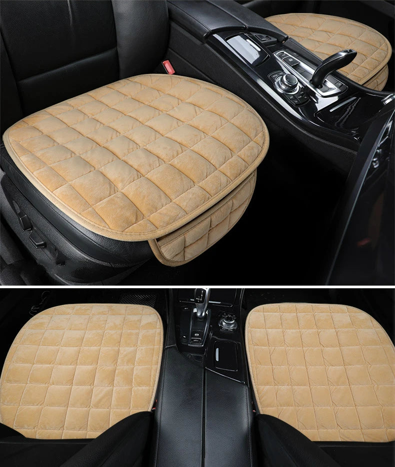 Universal Winter Car Seat Cover – Warm, Anti-Slip, Breathable Front Cushion Protector