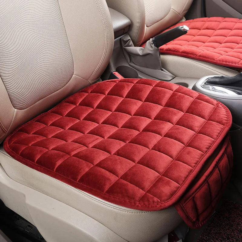 Universal Winter Car Seat Cover – Warm, Anti-Slip, Breathable Front Cushion Protector