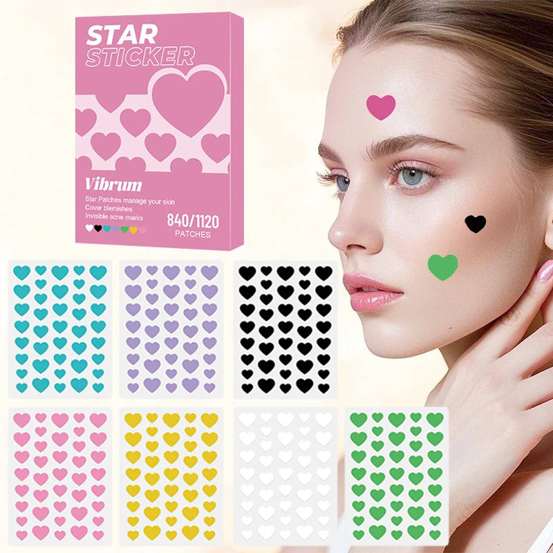 GlowHearts™ – Hydrocolloid Acne Patches
