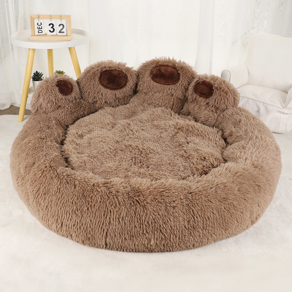 Fluffy Winter Warm Pet Bed – Soft Plush Sofa Mat for Dogs and Cats
