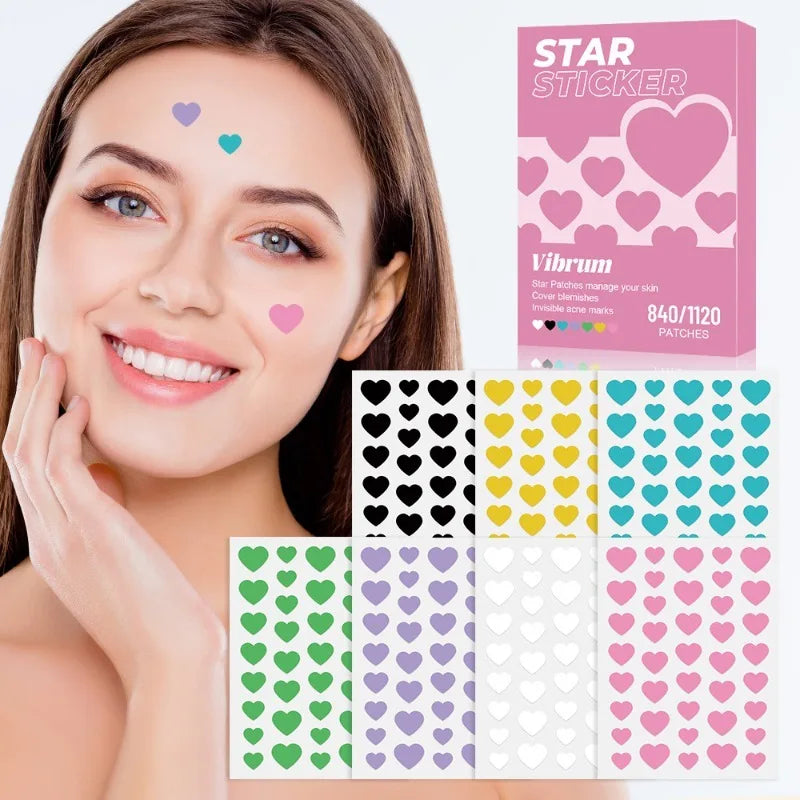 GlowHearts™ – Hydrocolloid Acne Patches