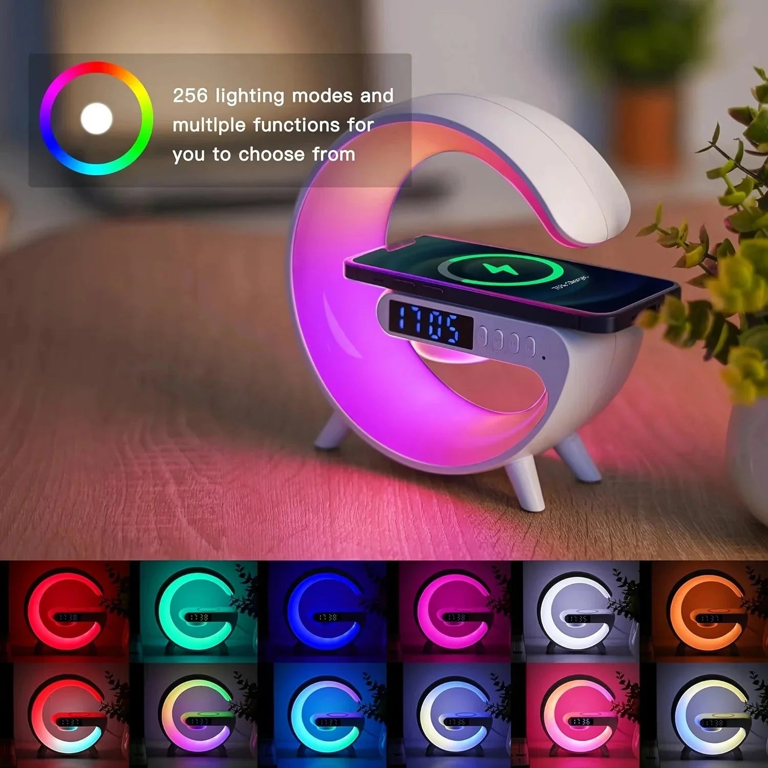 Versatile Wireless Charging Lamp